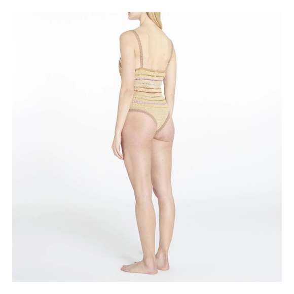 NWT Handmade crocheted one piece - Picture 2 of 5